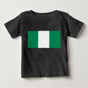 Camiseta De Bebé Bandera de Nigeria