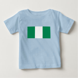 Camiseta De Bebé Bandera de Nigeria