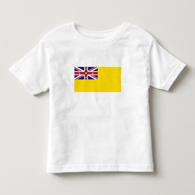 Camiseta De Bebé Bandera de Niue (Anverso)