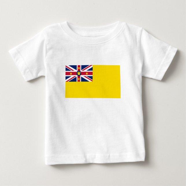 Camiseta De Bebé Bandera de Niue (Anverso)