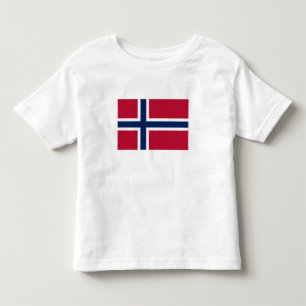 Camiseta De Bebé Bandera de Noruega