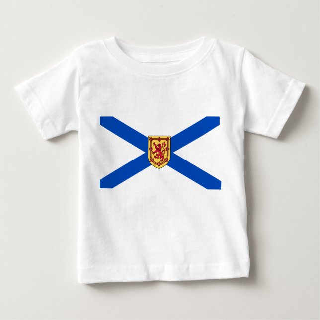 Camiseta De Bebé Bandera de Nueva Escocia (provincia canadiense) (Anverso)