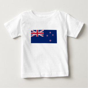 Camiseta De Bebé Bandera de Nueva Zelanda