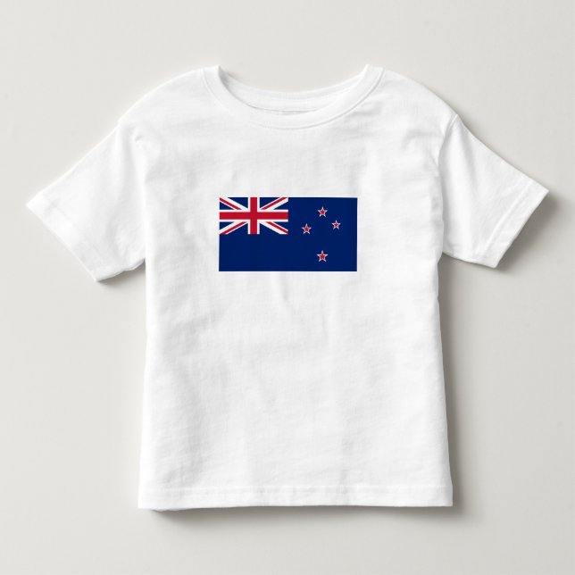 Camiseta De Bebé Bandera de Nueva Zelanda (Anverso)