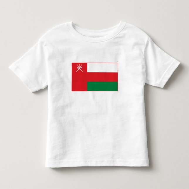 Camiseta De Bebé Bandera de Omán (Anverso)