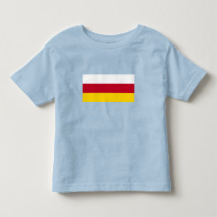 Camiseta De Bebé Bandera de Osetia del Norte