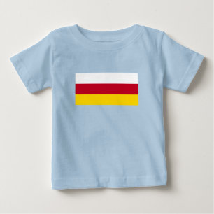 Camiseta De Bebé Bandera de Osetia del Norte