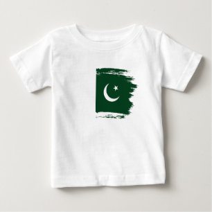 Camiseta De Bebé Bandera de Pakistán