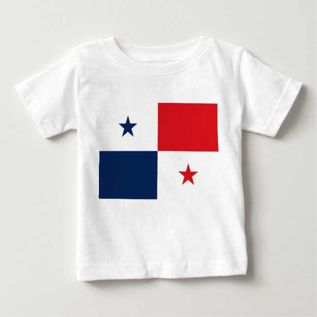 Camiseta De Bebé Bandera de Panamá (Anverso)