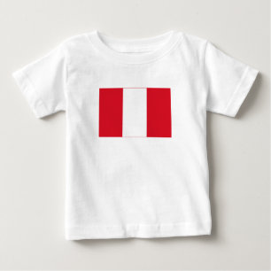 Camiseta De Bebé Bandera de Perú
