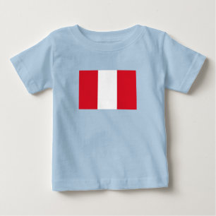 Camiseta De Bebé Bandera de Perú