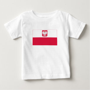 Camiseta De Bebé Bandera de Polonia