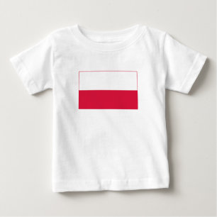 Camiseta De Bebé Bandera de Polonia