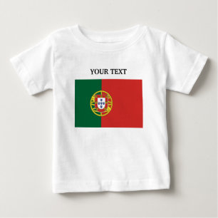 Camiseta De Bebé Bandera de portugal