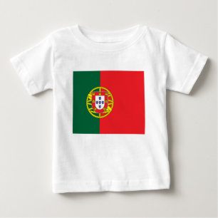 Camiseta De Bebé Bandera de Portugal
