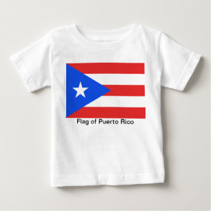 Camiseta De Bebé Bandera de Puerto Rico
