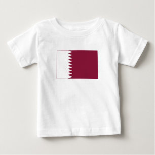 Camiseta De Bebé Bandera de Qatar