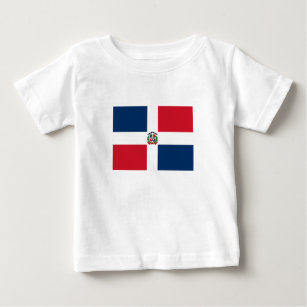 Camiseta De Bebé Bandera de República Dominicana