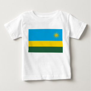 Camiseta De Bebé Bandera de Ruanda (Ruanda) (País Africano)