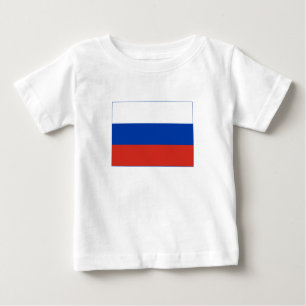 Camiseta De Bebé Bandera de Rusia