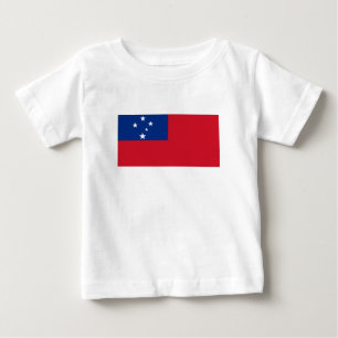Camiseta De Bebé Bandera de Samoa