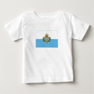 Camiseta De Bebé Bandera de San Marino