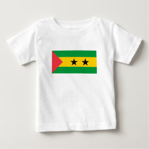 Camiseta De Bebé Bandera de Santo Tomé y Príncipe
