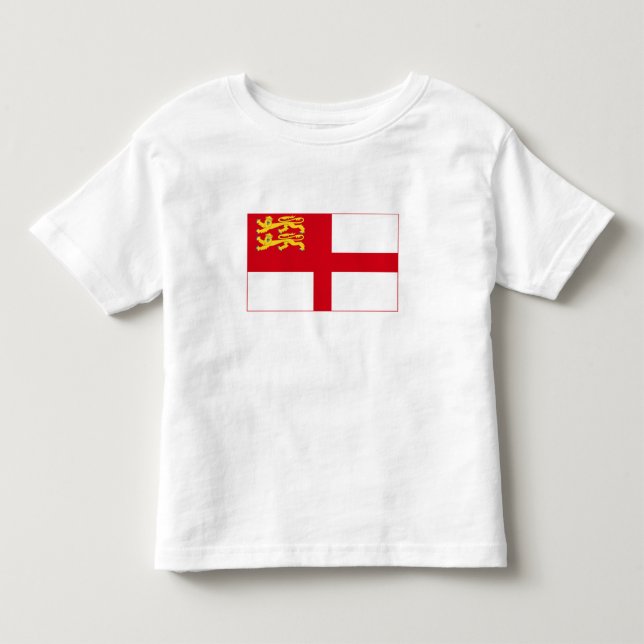 Camiseta De Bebé Bandera de Sark (Anverso)