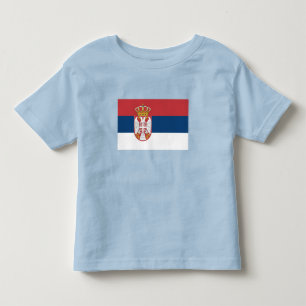 Camiseta De Bebé Bandera de Serbia
