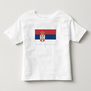 Camiseta De Bebé Bandera de Serbia