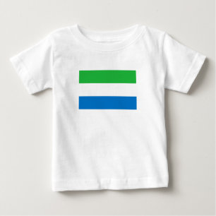 Camiseta De Bebé Bandera de Sierra Leona