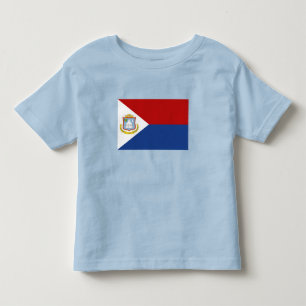 Camiseta De Bebé Bandera de Sint Maarten