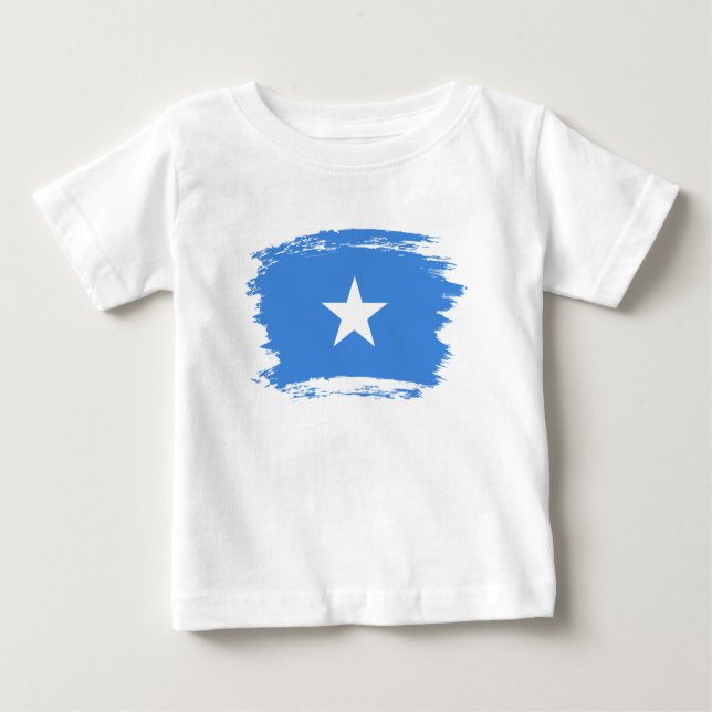 Camiseta De Bebé Bandera de Somalia (Anverso)