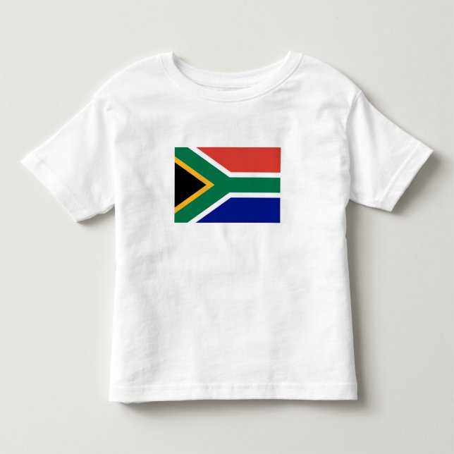 Camiseta De Bebé Bandera de Sudáfrica (Anverso)