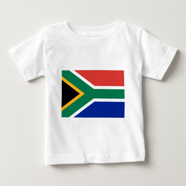 Camiseta De Bebé Bandera de Sudáfrica (Anverso)
