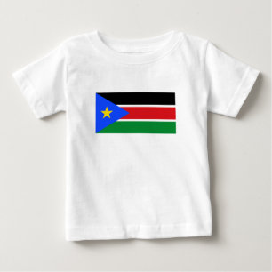 Camiseta De Bebé Bandera de Sudán del Sur