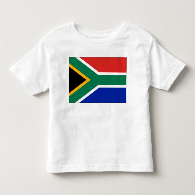 Camiseta De Bebé Bandera de Suráfrica (Anverso)