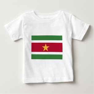 Camiseta De Bebé Bandera de Suriname