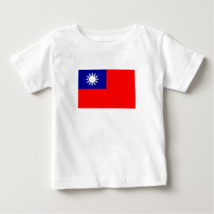 Camiseta De Bebé Bandera de Taiwán