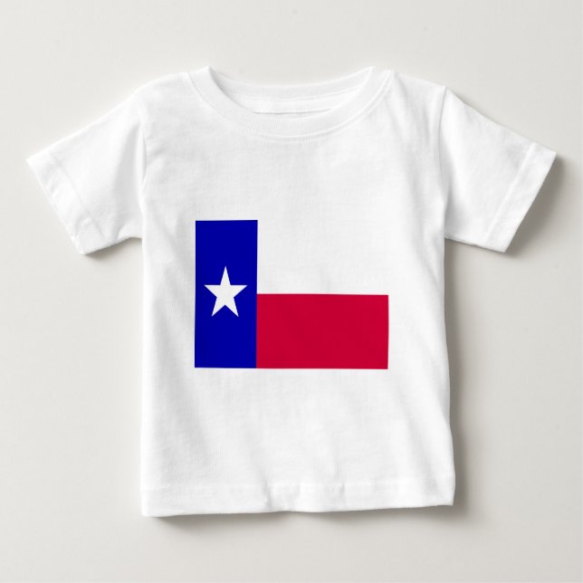 Camiseta De Bebé Bandera de Tejas (Anverso)