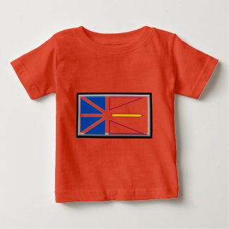 Camiseta De Bebé Bandera de Terranova (Canadá)