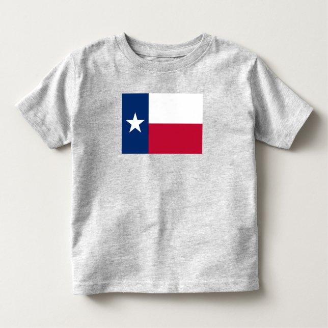 Camiseta De Bebé Bandera de Texas (Anverso)