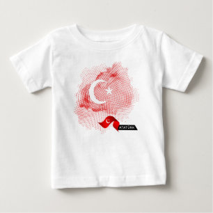 Camiseta De Bebé Bandera de Turquía