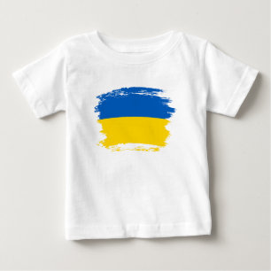 Camiseta De Bebé Bandera de Ucrania