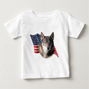 Camiseta De Bebé Bandera de Vallhund Sueca