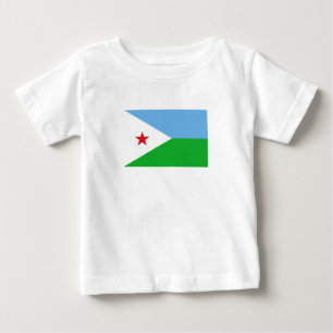 Camiseta De Bebé Bandera de Yibuti