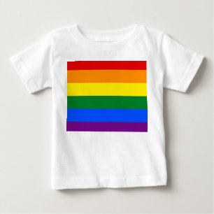 Camiseta De Bebé Bandera del arcoíris (LGBT)