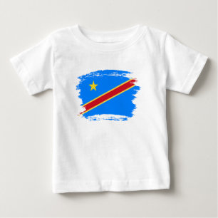 Camiseta De Bebé Bandera del Congo