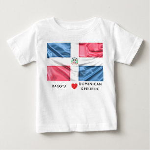 Camiseta De Bebé Bandera del corazón del personalizado I de la