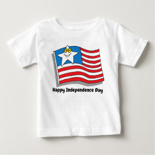 Camiseta De Bebé Bandera del Día de la Independencia
